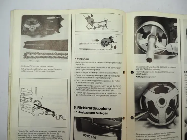 Solo 670 680 603 Motorsäge Service Anleitung Werkstatthandbuch 1986