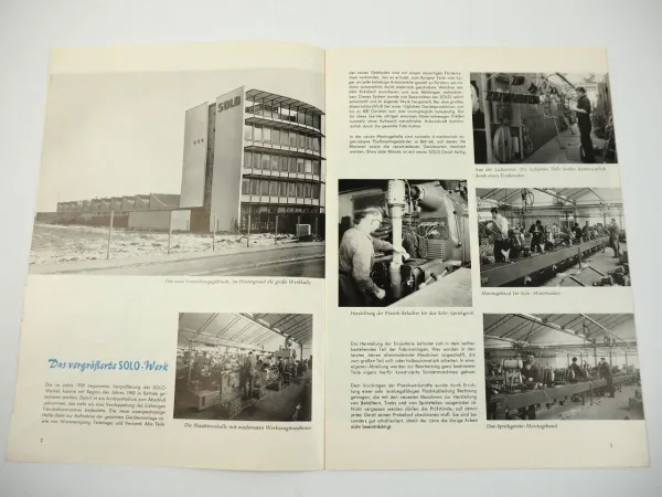 Solo Zeitschrift Solokundenpost 1/1961