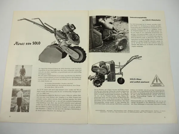 Solo Zeitschrift Solokundenpost 1/1961