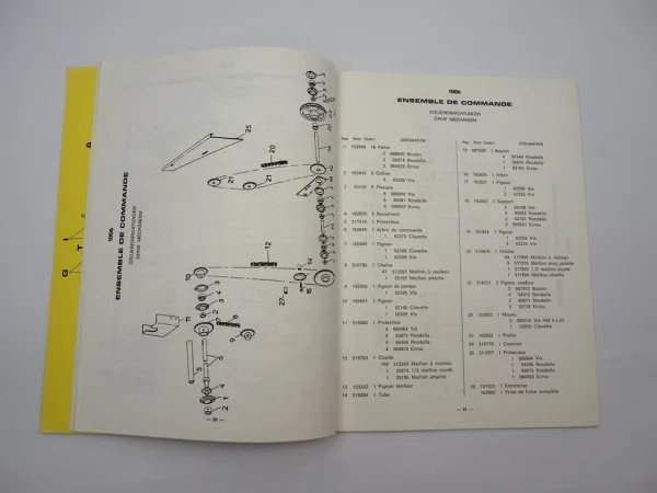 Sperry New Holland 1006 Remorque de balles Catalogue pieces de rechange 1972
