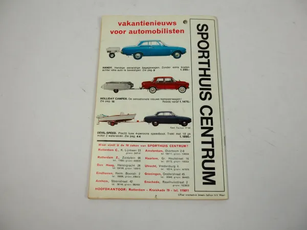Sporthuis Centrum Zomer Catalogus 1962 Camping Sport Freizeit Katalog Enschede