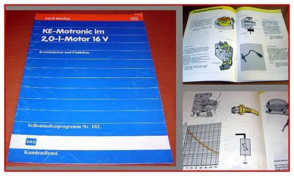 SSP 102 VW Golf 2 Jetta Scirocco 2 16V Motor KE-Motronic Selbststudienprogramm