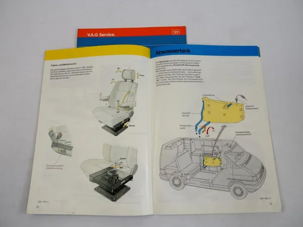 SSP 129 136 VW T4 Transporter Caravelle California Selbststudienprogramme 1991