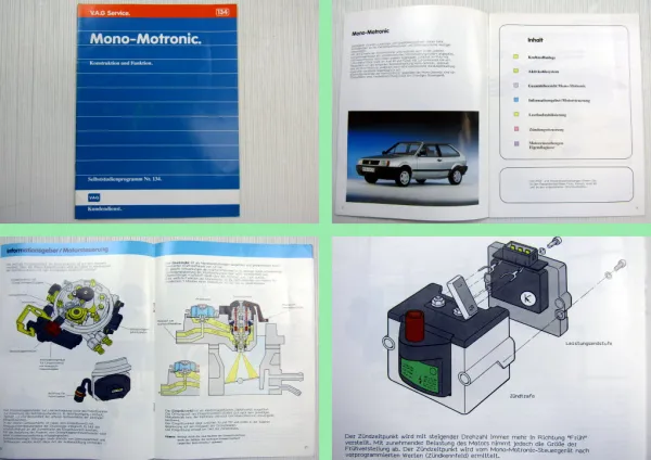 SSP 134 Mono Motronic VW Polo II Typ 86c Passat Audi 80 Selbststudienprogramm