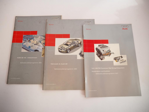 SSP 227 285 293 Audi A8 Selbststudienprogramme 1999/2002
