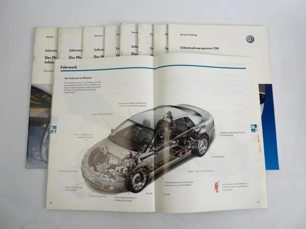 SSP 234 235 259 270 274 275 276 277 304 VW Phaeton Selbststudienprogramme 2002