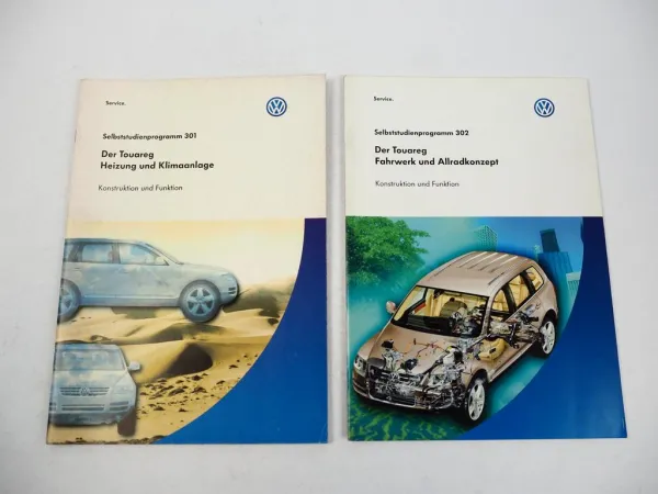 SSP 301 302 VW Touareg 7L Fahrwerk Klimaanlage Selbststudienprogramme 2002