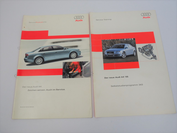 SSP 343 und Service ProduktInfo Audi A4 B7 8E Selbststudienprogramm Training