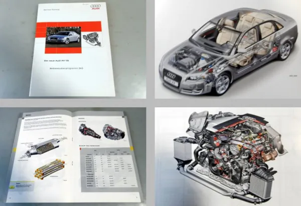 SSP 343 und Service ProduktInfo Audi A4 B7 8E Selbststudienprogramm Training
