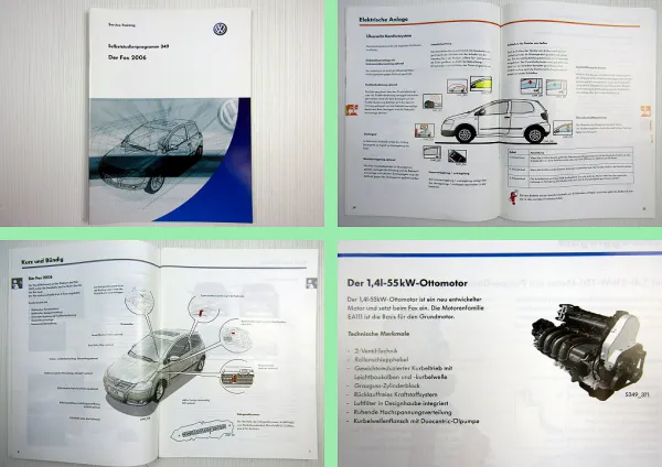 SSP 349 VW Fox 2006 Schulungshandbuch Selbststudienprogramm Fahrzeugtechnik