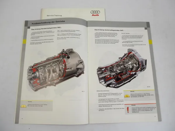 SSP 363 364 Audi Q7 4L Getriebe Elektrik Selbststudienprogramme 2005