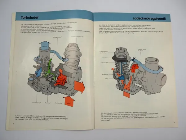 SSP 43 VW 1,6l 4Zyl + 2,0l 5 Zyl Turbo Diesel Motor Konstruktion Funktion 1981