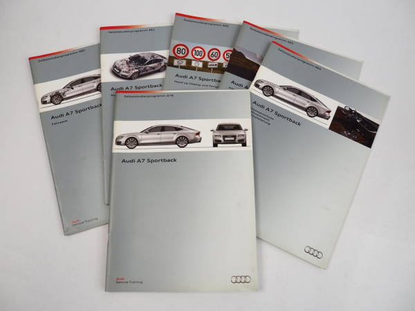 SSP 478 480 481 482 483 484 Audi A7 C7 Sportback Selbststudienprogramme 2010