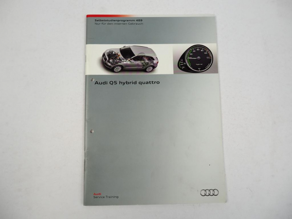 SSP 489 Audi Q5 8R hybrid quattro Konstruktion Funktion Selbststudienprogramm
