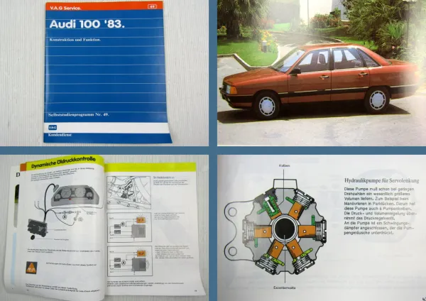 SSP 49 Audi 100 C3 1983 Selbststudienprogramm Technik