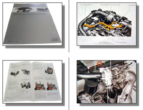 SSP 491 Audi A1 8X 1,4l TFSI 136Kw Motor Konstruktion Selbststudienprogramm