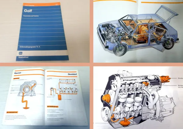 SSP 6 VW Golf 1 Selbststudienprogramm Konstruktion Funktion 1974