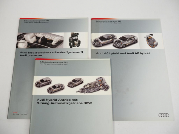 SSP 601 605 615 Audi A6 C7 A8 D4 Hybrid Selbststudienprogramme 2011/13