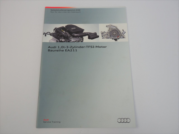 SSP 639 Audi A1 8X 1.0 TFSI Motor EA211 CHZB Selbststudienprogramm 2015