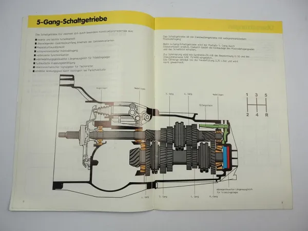 SSP 74 Selbststudienprogramm 4 und 5 Gang Getriebe 012 Audi 80 Typ 89 100 Typ 44