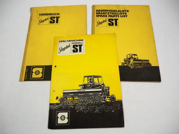 Stegsted ST Drillmaschine Betriebsanleitung Ersatzteilliste Prospekt