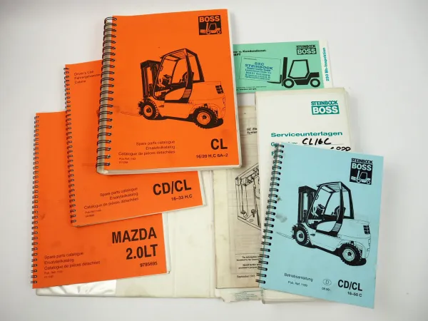 Steinbock Boss CD CL 16 20 H C Gabelstapler Ersatzteilliste Serviceunterlagen