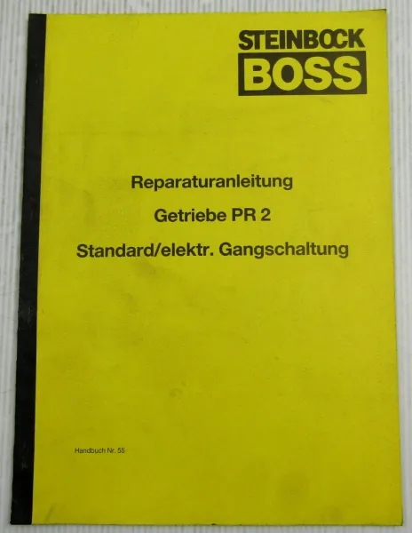 Steinbock Boss Getriebe PR2 Borg Warner Reparaturanleitung Werkstatthandbuch