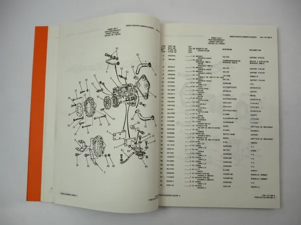 Steinbock RH30 4B3 Gabelstapler Diesel Ersatzteilliste Parts List ca. 1985