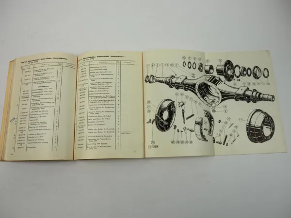 Steyr 380 Diesel LKW 90 PS Ersatzteilliste Ersatzteilkatalog 1953