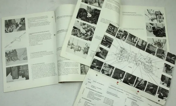 Steyr 40 40a Ergänzungen Reparaturhandbuch Schmierung Hinterachse Hubwerk