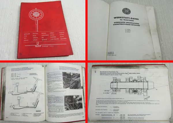 Steyr 80 290 540 650 768 ... Traktoren Werkstattdaten Handbuch Technische Daten