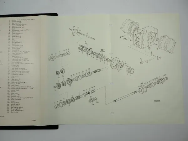 Steyr 8055 8060 8070 a s as Werkstatthandbuch Reparatur Getriebe TW 337 1982