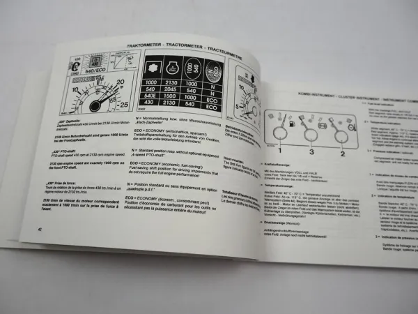 Steyr 9078 9078a 9086 9086a 9094a Multi Trac Betriebsanleitung Operation Instructions de Service