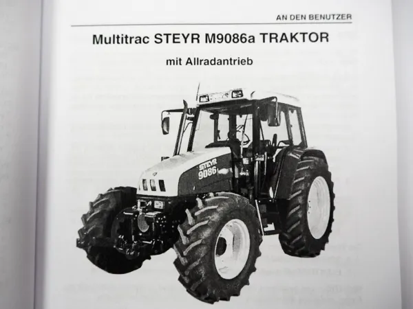 Steyr M 9078 9078a 9086a 9094a Multi Trac Betriebsanleitung 2002