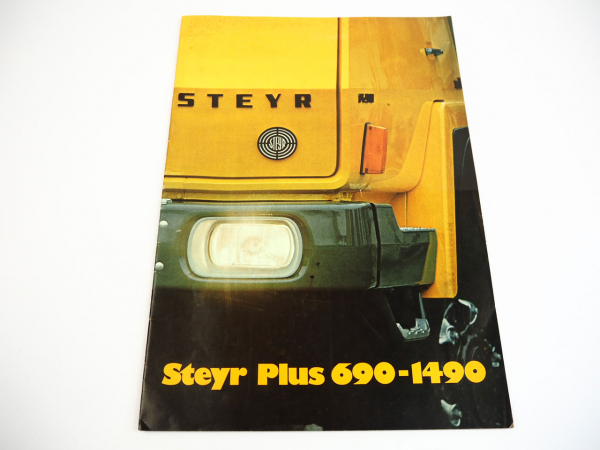 Steyr plus 690 790 890 990 1290 1490 LKW Prospekt 1970er J.