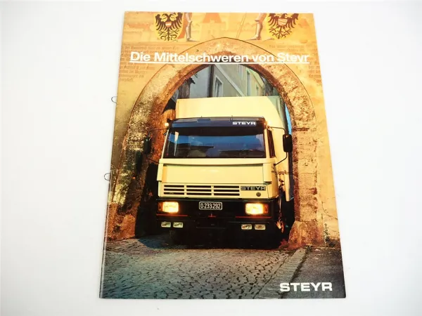 Steyr Trucks LKW Nutzfahrzeuge 9 bis 16 to Prospekt 1980/90er Jahre