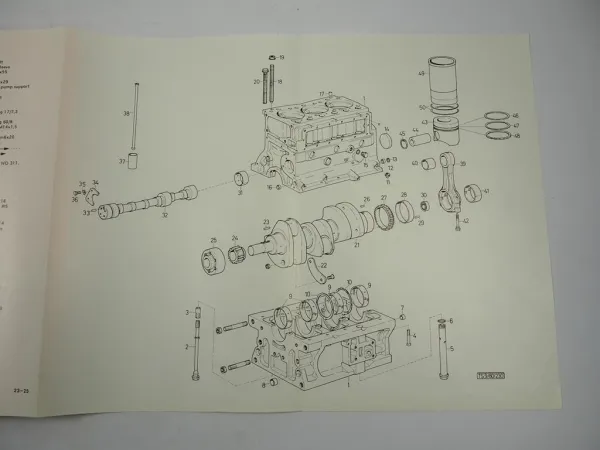 Steyr WD 311 411 611 Motor für Traktor 8055 bis 8120 Reparaturhandbuch 1981