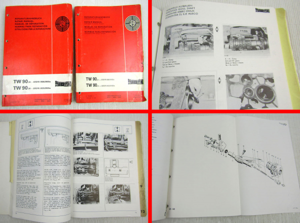 Steyr Werkstatthandbuch Reparaturhandbuch Getriebe TW90 im 8100 8120 a Traktor