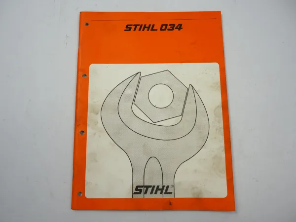 Stihl 034 Motorsäge Kettensäge Werkstatthandbuch Reparaturanleitung