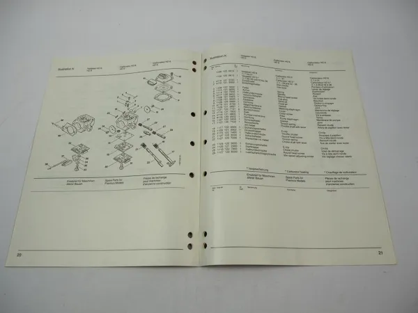 Stihl 046 Kettensäge Ersatzteilliste Spare Parts List Liste des pieces 1995