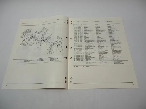 Stihl 088 Kettensäge Ersatzteilliste Spare Parts List Liste des pieces 1996