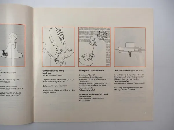 Stihl FS 220 280 Motorsense Bedienungsanleitung Betriebsanleitung 1996