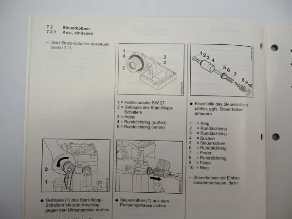 Stihl RE 106 K Hochdruckreiniger Werkstatthandbuch Reparaturanleitung 2002