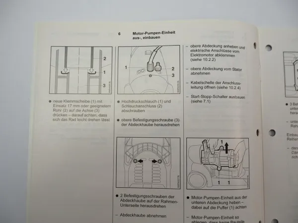 Stihl RE 116 126 K Hochdruckreiniger Werkstatthandbuch Reparaturanleitung 2002