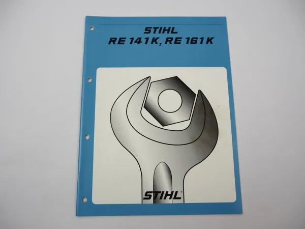 Stihl RE 141 161 K Hochdruckreiniger Werkstatthandbuch Reparaturanleitung 2002