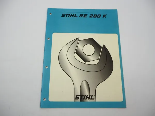 Stihl RE 280 K Hochdruckreiniger Werkstatthandbuch Reparaturanleitung 1997