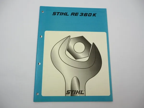 Stihl RE 360 K Hochdruckreiniger Werkstatthandbuch Reparaturanleitung 1998