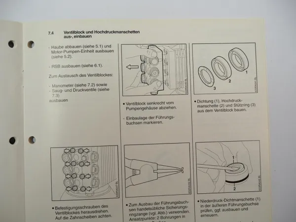 Stihl RE 360 K Hochdruckreiniger Werkstatthandbuch Reparaturanleitung 1998