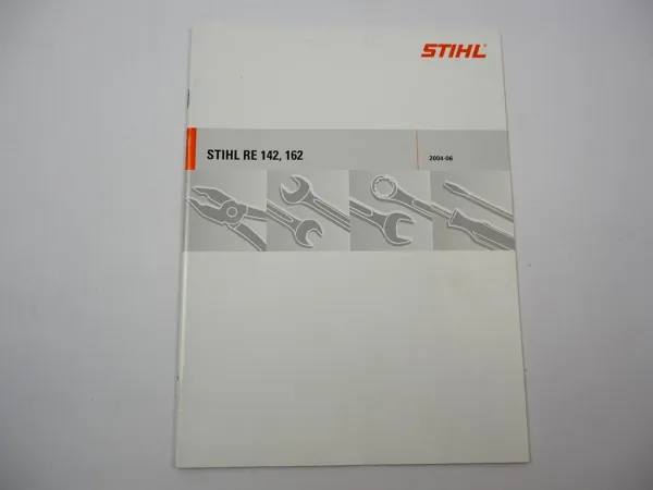 Stihl RE142 162 K / KPlus Hochdruckreiniger Werkstatthandbuch Reparaturanleitung