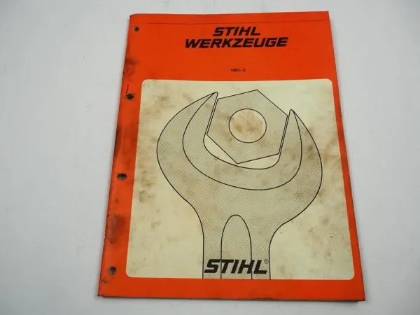 Stihl Sonderwerkzeuge Werkzeug Katalog für Motorsägen Motorgeräte 1993